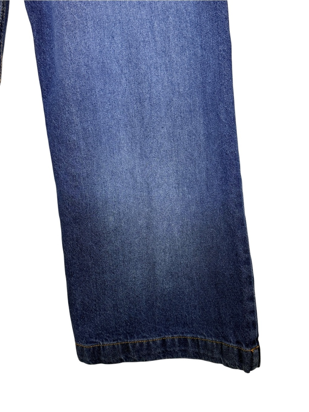 Roxy Flare Cropped Wide Leg Jeans Size 27 Medium Wash High Rise Denim - Picture 6 of 13